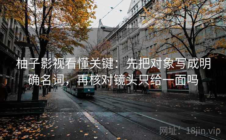 柚子影视看懂关键:先把对象写成明确名词,再核对镜头只给一面吗 第2张 柚子影视看懂关键:先把对象写成明确名词,再核对镜头只给一面吗 第2张